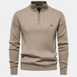 Mikkel™ | Sweater de Algodão com Meio Zíper