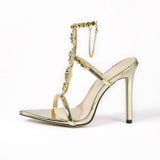 Mille | Sapatos de Salto com Strass