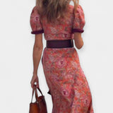 Millea | Vestido romântico com babados