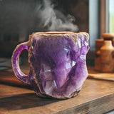 Canecas de café mineral infundidas com cristal