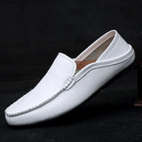 Monza Couro Sapatos Loafers