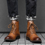 Morgan™ | Botins de Couro Sintético