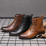 Morgan™ | Botins de Couro Sintético