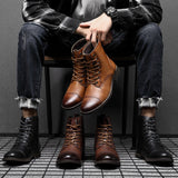 Morgan™ | Botins de Couro Sintético