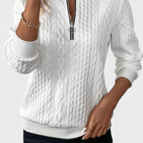 Nela™ | Sweatshirt com fecho para mulheres