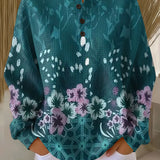 Nora™ - Pullover com design de flores