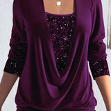 Ariellea – Blusa Confortável com Pregas
