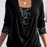 Ariellea – Blusa Confortável com Pregas