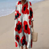 Ravelle | Vestido Petal Scarlet