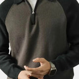 Peter™ | Sweatshirt com Zíper e Mangas Raglan
