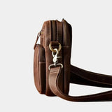 Rene™ | Bolsa de Ombro em Couro Retro
