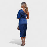 Cátia - Vestido com brilho em satin