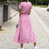 Anna™ Vestido estampado floral primavera/verão