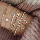 Pulseira Boho em Ouro