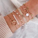 Pulseira Boho em Ouro