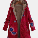 Sage | Jaqueta Sherpa com Padrão Tribal