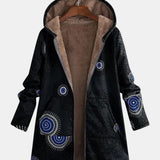 Sage | Jaqueta Sherpa com Padrão Tribal