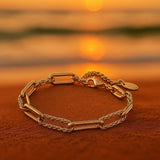 Sara | Pulseira de Ouro Samira