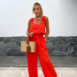 Rita - Macacão de Verão Feminino com Flores | Elegante Jumpsuit Feminino