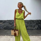 Rita - Macacão de Verão Feminino com Flores | Elegante Jumpsuit Feminino
