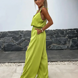 Rita - Macacão de Verão Feminino com Flores | Elegante Jumpsuit Feminino