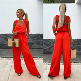 Rita - Macacão de Verão Feminino com Flores | Elegante Jumpsuit Feminino