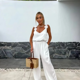 Rita - Macacão de Verão Feminino com Flores | Elegante Jumpsuit Feminino