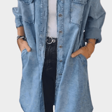 Sidsel | Vestido camisa de denim