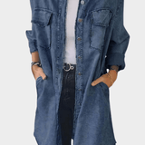 Sidsel | Vestido camisa de denim