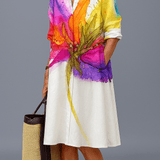 Solveig | Elegante midi-vestido