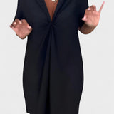 Solveig | Vestido com decote em V