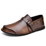 Mocassins de Couro Elegantes