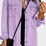 Thilde | Casaco de Jeans Lavanda