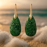 Thilde | Brincos Verde Esmeralda
