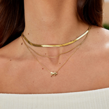 Colar Inicial Tidless com Pendante em Forma de Coração