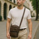 Tobias™ | Bolsa de Crossover em Couro