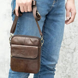 Tobias™ | Bolsa de Crossover em Couro