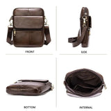 Tobias™ | Bolsa de Crossover em Couro