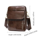 Tobias™ | Bolsa de Crossover em Couro