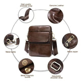 Tobias™ | Bolsa de Crossover em Couro