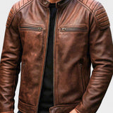 Troels™ | Jaqueta de Couro Premium