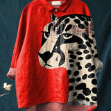 Nala | Camisa com Estampa de Guepardo Bold