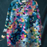Amara | Camisa com Estampa de Pontos Coloridos
