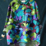 Lina | Camisa Bordada Floral Vibrante