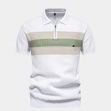 Viktor™ | Polo Slim Clássica com Gola Zíper