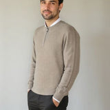 Vilhelm™ | Pullover Básico com Meio Zíper
