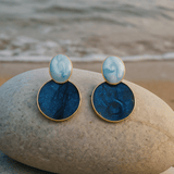Viola | Brincos em esmalte