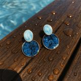 Viola | Brincos em esmalte