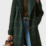 Yrsa™ | Elegante casaco de tweed em padrão xadrez