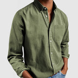 Zovin - Camisa Casual de Toque Suave